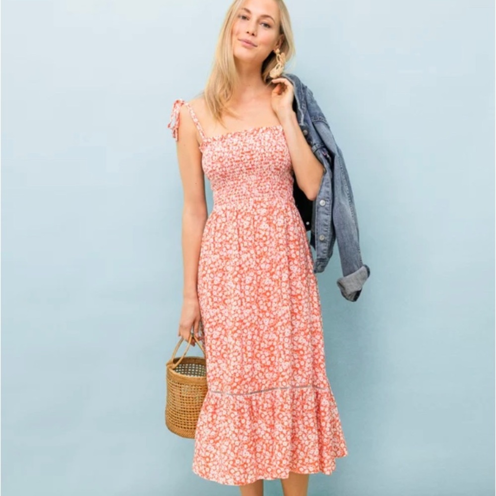 Lost + Wander Selena Floral Midi Dress